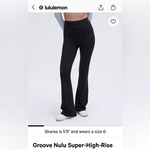 Black Women's bell bottom leggings